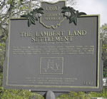 Thumbnail of Lambert Land Memorial Plaque